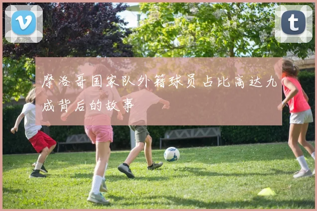 摩洛哥国家队外籍球员占比高达九成背后的故事